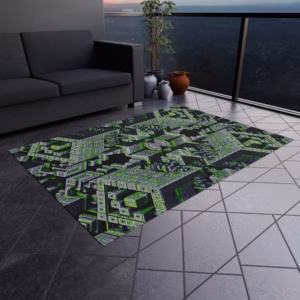 Socratic Mirror of Infinite Return - Outdoor Rug