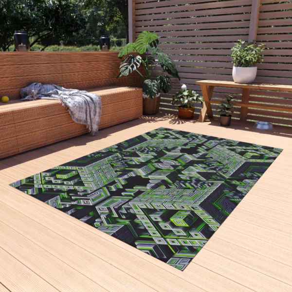 Socratic Mirror of Infinite Return - Outdoor Rug - Image 4