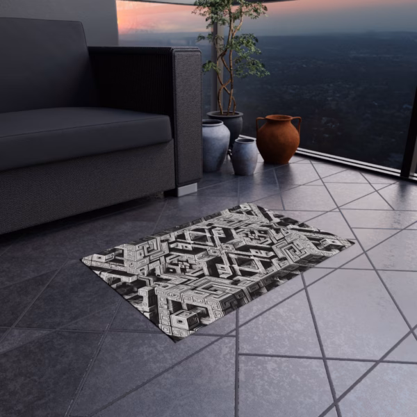The Quantum Code - Outdoor Rug - Image 8