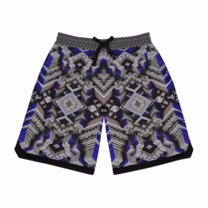 Know Thyself, Know The Pattern - Unisex Basketball Rib Shorts