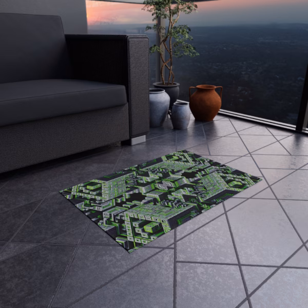 Socratic Mirror of Infinite Return - Outdoor Rug - Image 8
