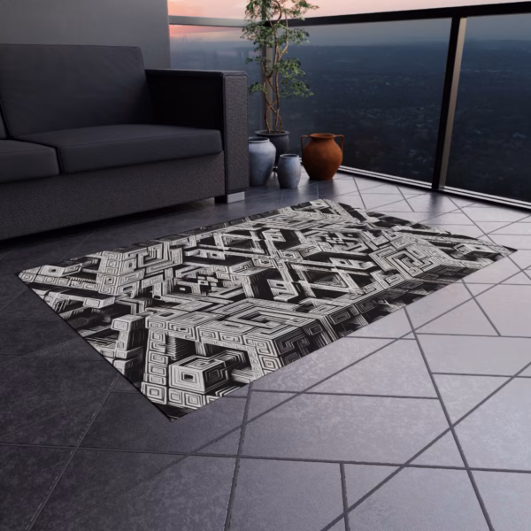 The Quantum Code - Outdoor Rug - Image 16