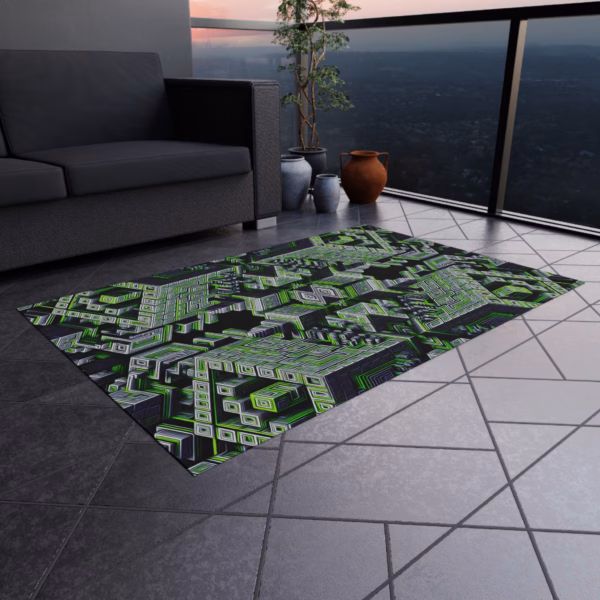 Socratic Mirror of Infinite Return - Outdoor Rug - Image 16
