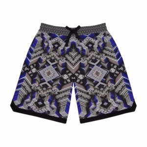 Know Thyself, Know The Pattern - Unisex Basketball Rib Shorts
