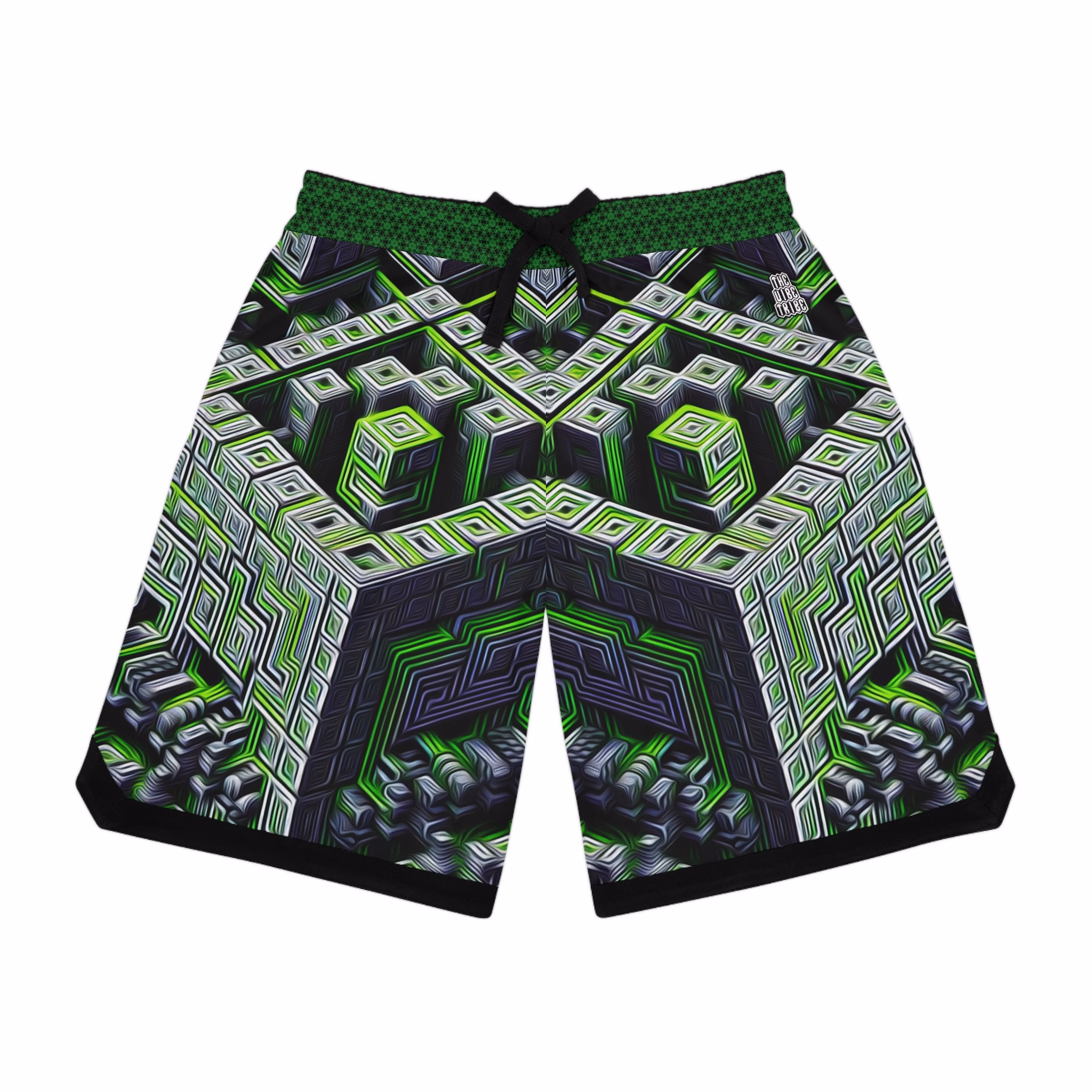 Socratic Mirror of Infinite Return - Unisex Basketball Rib Shorts