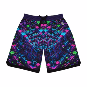 The Akashic Architect - Unisex Basketball Rib Shorts