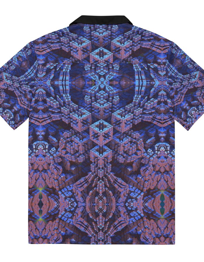 (3D + UV) Metatron’s Metaphysical Multiverse – Unisex button shirt